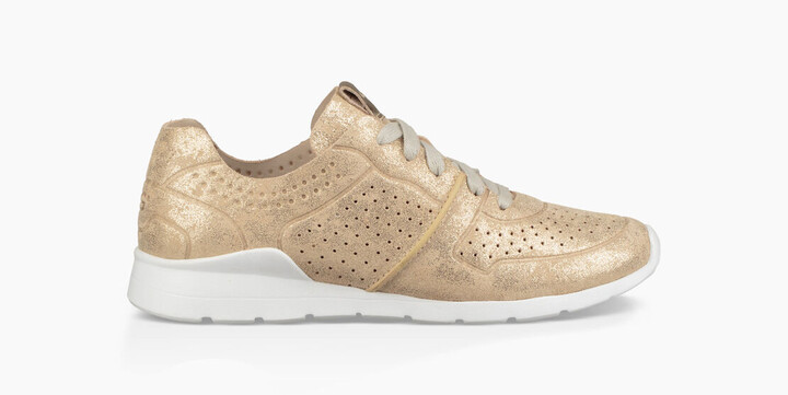 ugg gold sneakers
