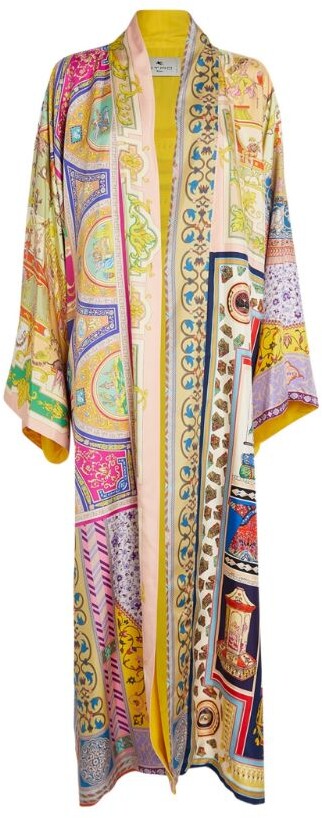 Etro Patchwork Print Kimono Coat - ShopStyle