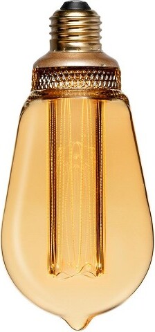 Next Glow NextGlowST64LEDEdisonBulbs3.5W20WEquivalentE26BaseDimmableSoftAmber120Lumen