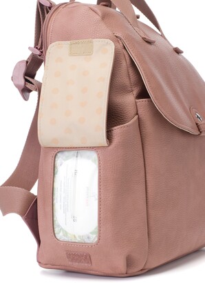 Babymel Robyn Convertible Faux Leather Diaper Backpack