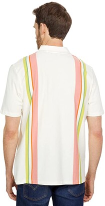 Ted Baker Defrost Short Sleeve Placement Striped Polo