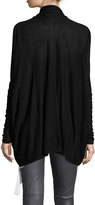 Thumbnail for your product : Joseph Cashmere Open-Front Cardigan, Black
