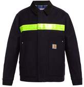 Thumbnail for your product : Junya Watanabe X Carhartt Fluorescent Trim Wool Blend Jacket - Mens - Navy