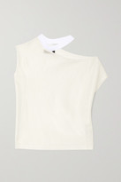 Thumbnail for your product : RtA Axel Cutout Ribbed-knit Top