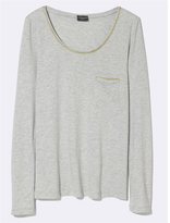 Thumbnail for your product : Cyrillus Women’s Long-Sleeved Cotton Modal T-Shirt