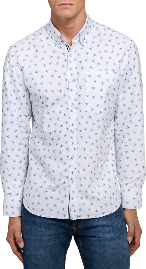 Brooklyn Brigade Pug Print Oxford Basic