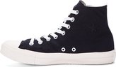 Thumbnail for your product : Comme des Garcons Play Black High-Top Canvas Sneakers