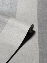 Thumbnail for your product : Arthouse Linen Stripe Grey Wallpaper