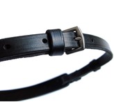 Thumbnail for your product : Arlette Ess Black Horn & English Saddlery Leather Belt Narrow Style