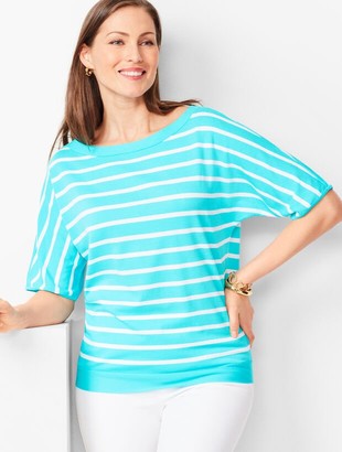 Talbots Dolman-Sleeve Sweater - Stripe