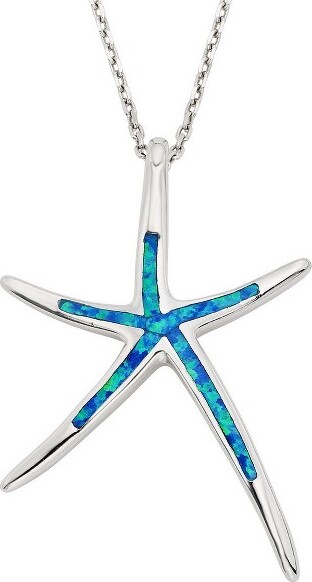 OpalataSterlingSilverBlueInlayOpalStarfish18\