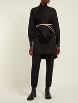 Thumbnail for your product : Ann Demeulemeester Skinny Knot Leather Belt - Beige