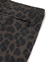 Thumbnail for your product : Tom Ford Slim-Fit Short-Length Leopard-Print Swim Shorts