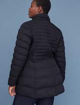 Thumbnail for your product : Lane Bryant Stretch Puffer Jacket - Black