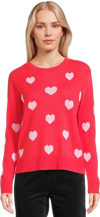 Lilly Pulitzer Tensley Sweater Women's Sweater Rococo Red Hearts