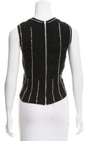 Thumbnail for your product : Chanel Crystal-Embellished Cashmere Top