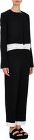 Thumbnail for your product : Edun Layered Cropped Trousers-Black