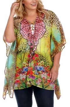 plus size caftan tops