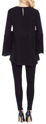 Vince Camuto Pleat Bell Sleeve Blouse