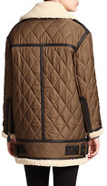 Thumbnail for your product : Burberry Reeseford Quilted Shearling Coat