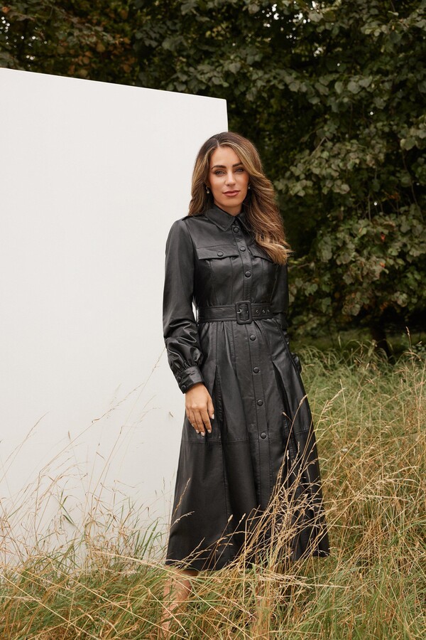 Lydia Millen Karen Millen Belted Trench Coat Karen Millen Lydia