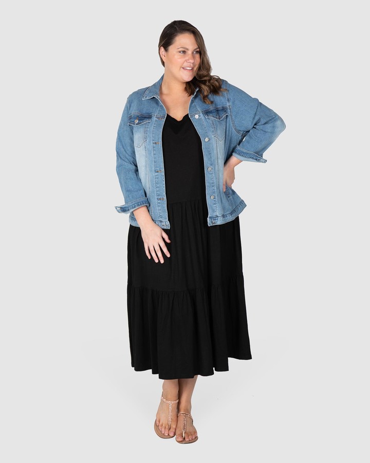 denim jacket size 24