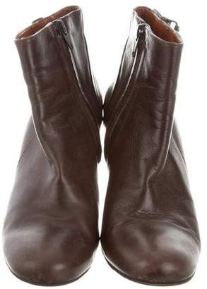 Lanvin leather Wedge Ankle Boots