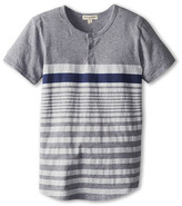Thumbnail for your product : Appaman Kids Slub Cotton Jersey Striped S/S Henley (Toddler/Little Kids/Big Kids)