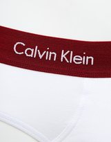 Thumbnail for your product : Calvin Klein 3 Pack White Briefs Cotton Stretch