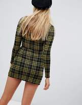 Thumbnail for your product : Emory Park mini skirt with button front in check two-piece