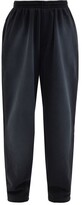Thumbnail for your product : Balenciaga Faded Cotton-jersey Oversized Sweatpants - Black