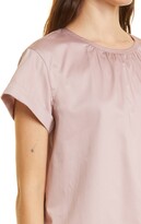Thumbnail for your product : Club Monaco Gathered Neck Cotton Top
