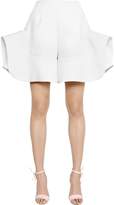 Thumbnail for your product : DELPOZO Ruffled Linen Blend Shorts
