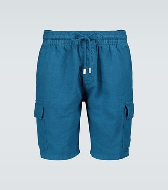 Vilebrequin Baie cargo linen shorts