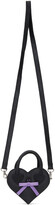 Thumbnail for your product : Ashley Williams Black Mini Heart Bag
