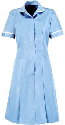 Alexandra Workwear Womens Zip Front Healthcare Dress