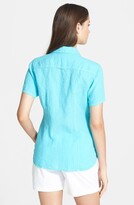 Thumbnail for your product : Tommy Bahama 'Two Palms' Short Sleeve Linen Shirt