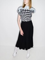 Thumbnail for your product : MM6 MAISON MARGIELA Polka Dot Pleated Midi Dress