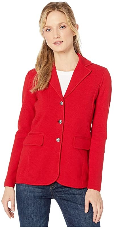ralph lauren women's red blazer