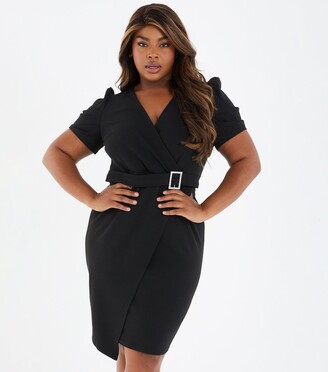 bodycon wrap dress uk