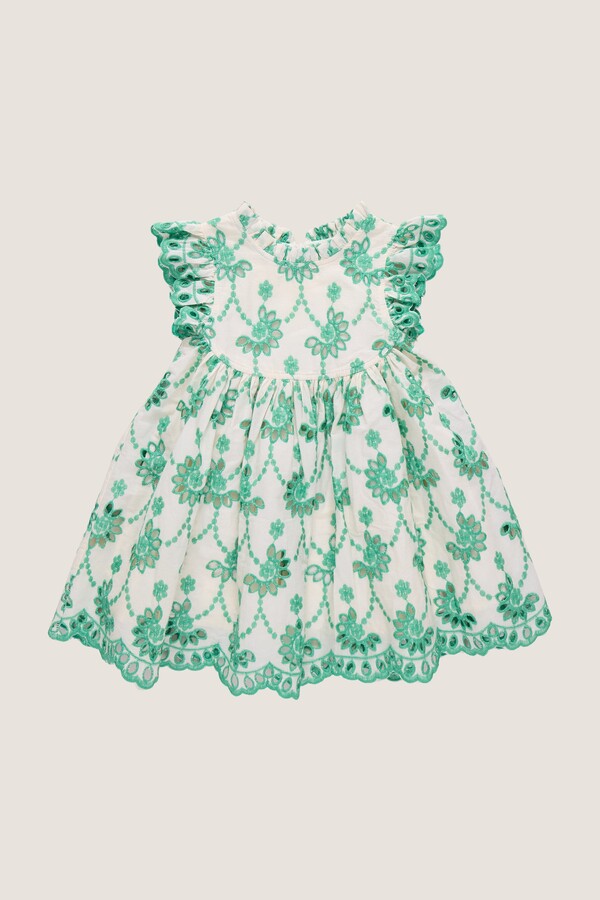 Pink Chicken Kelly Green Eyelet Cynthia Dress
