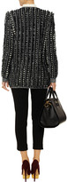 Thumbnail for your product : Chloé Fringed wool-jersey cardigan