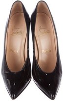 Thumbnail for your product : Christian Louboutin Patent Leather Pointed-Toe Pumps