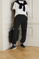 Thumbnail for your product : P.E Nation Power Play Embossed Stretch Organic Cotton-jersey Track Pants