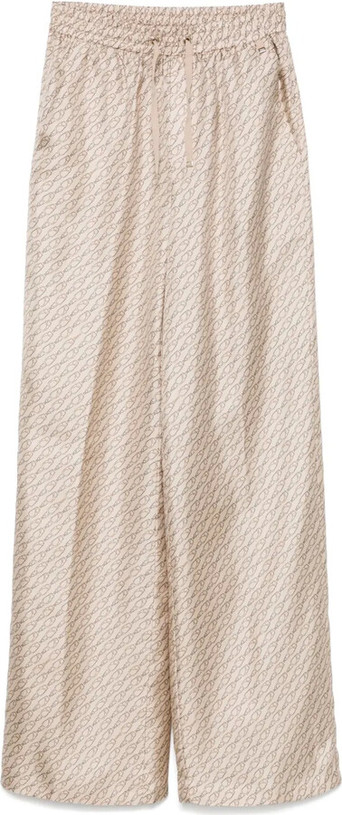 Herno Hanging Hook-print trousers