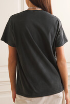 Thumbnail for your product : R 13 New York Boy Printed Cotton-jersey T-shirt - Black