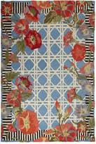 Thumbnail for your product : Mackenzie Childs MacKenzie-Childs Blue Morning Glory Indoor/Outdoor Runner, 2'8" x 8'