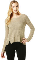 Thumbnail for your product : C&C California Long sleeve cable knit sweater