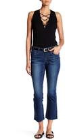 Thumbnail for your product : Seven7 Raw Hem Cropped Flare Jean