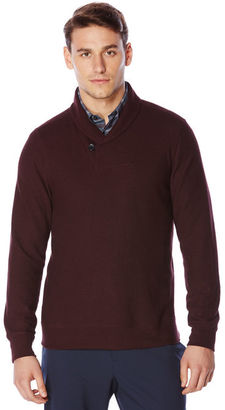 Perry Ellis Shawl Collar Pullover Sweater